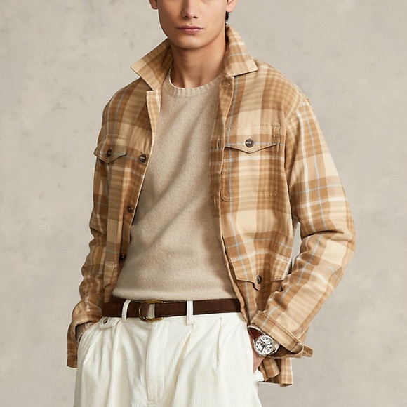 Polo Ralph Lauren Other - Polo Ralph Lauren Classic Fit Utilitarian Plaid Shirt Jacket
